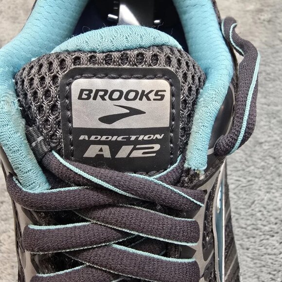 Brooks Addiction 12 Running Shoes Womens‎ 8 Gray Athletic 1201881B062 - Picture 15 of 16